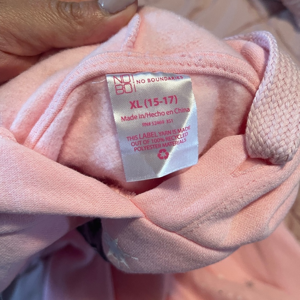 No Boundaries Pink Hoodie